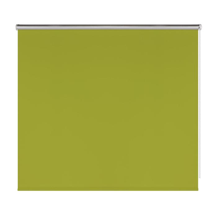 Штора рулонная Blackout Silver, 140x175 см, цвет зелёный