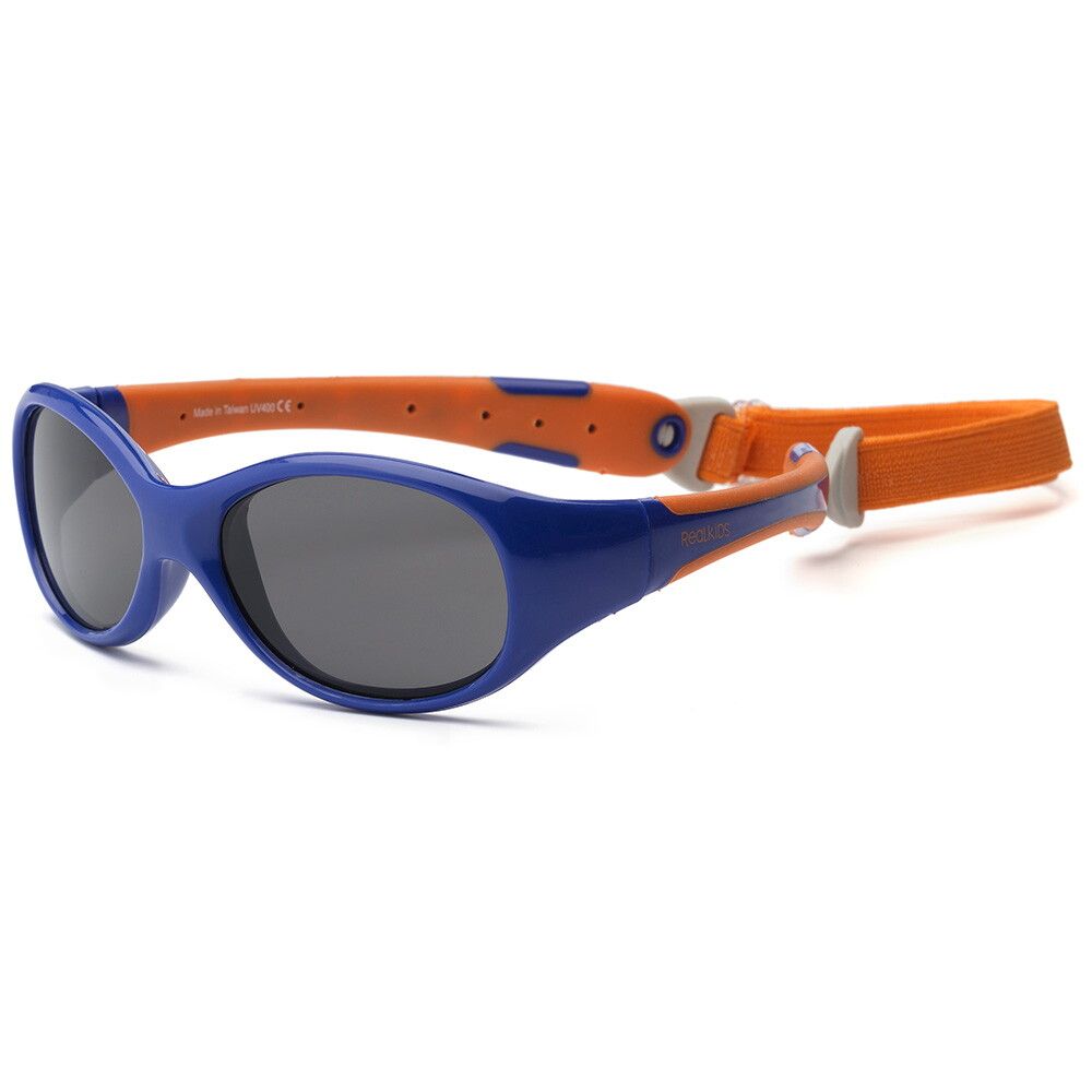фото Детские солнцезащитные очки real kids explorer 2-4 года синий, оранжевый