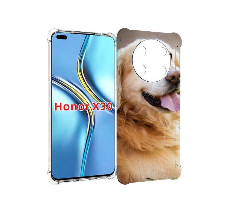 

Чехол MyPads золотистыи ретривер для Honor X30 / Magic4 Lite 5G, Прозрачный, Tocco
