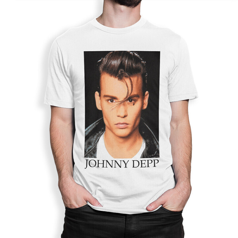 

Футболка мужская Dream Shirts Джонни Депп 10007852 белая XL, Джонни Депп 10007852