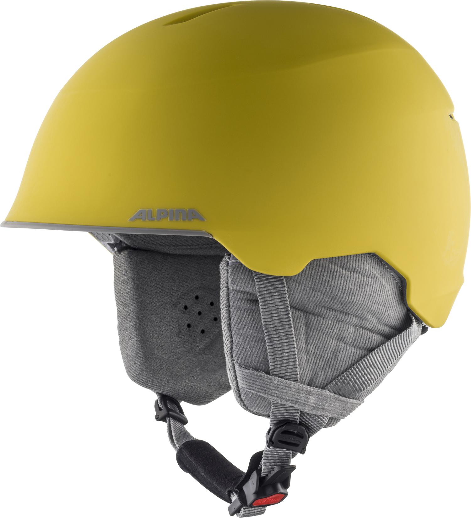 фото Горнолыжный шлем alpina maroi jr 2021, curry/grey matt, xs/xxs
