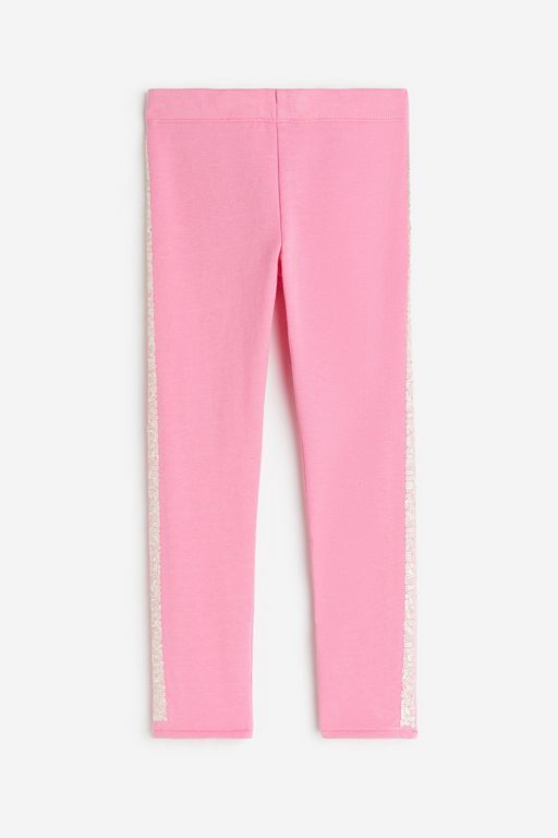 

Леггинсы детские H&M 1181056, Розовый, Белый, 116, 1181056