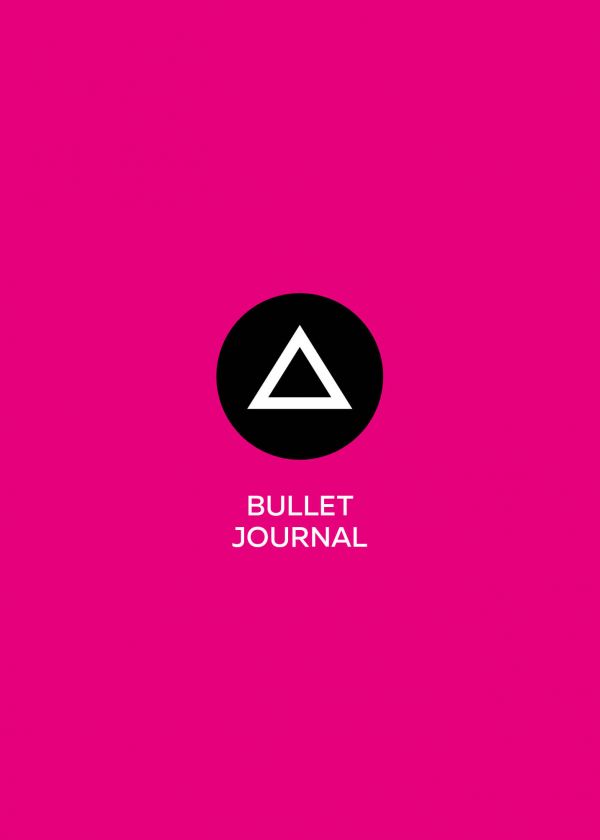

Блокнот Бомбора. Bullet journal треугольник по мотивам сериала Игра в кальмара