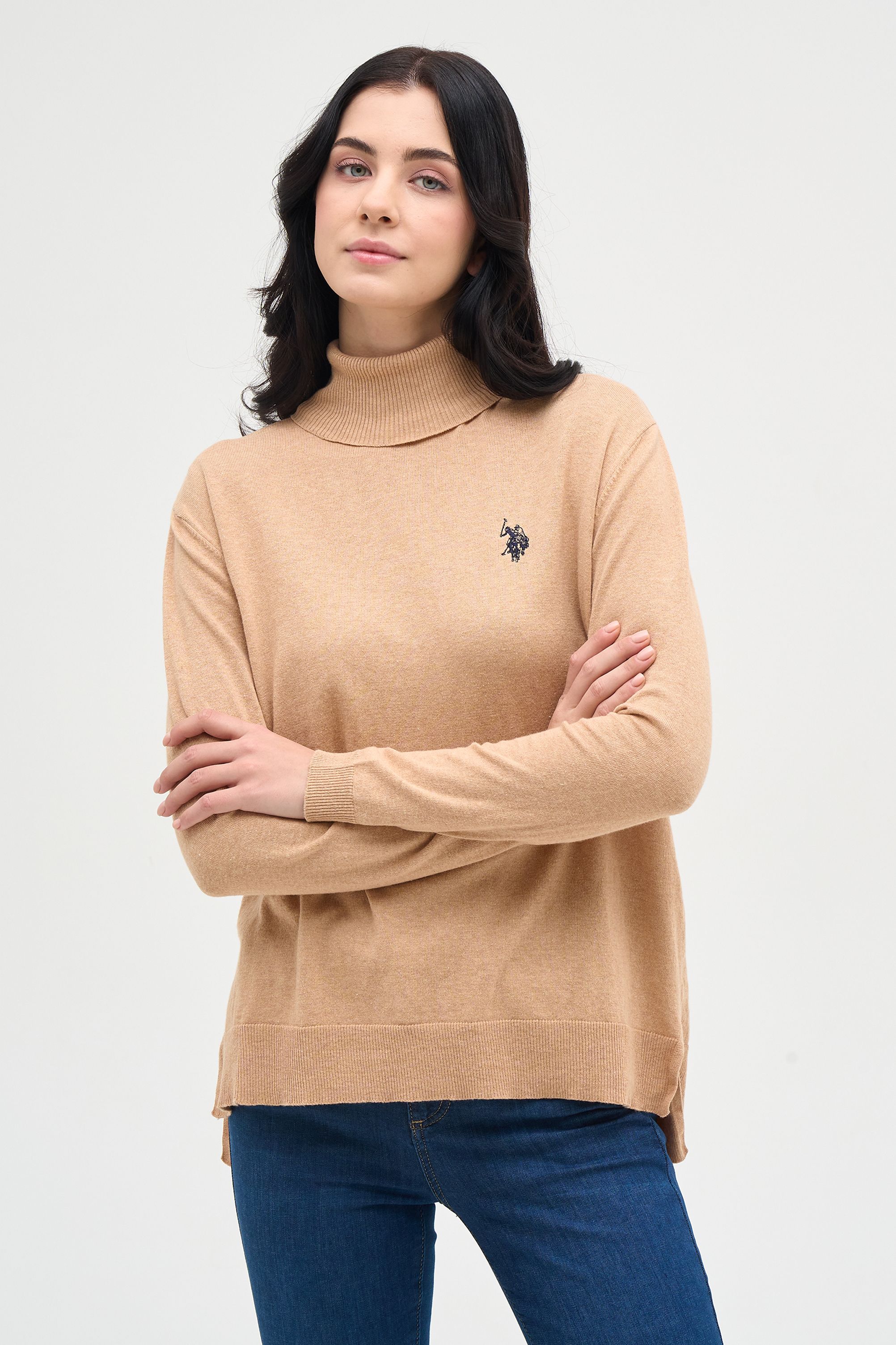 

Свитер женский U.S. POLO Assn. G082SZ0TK0ORINAB-R BSK23 бежевый S, G082SZ0TK0ORINAB-R BSK23