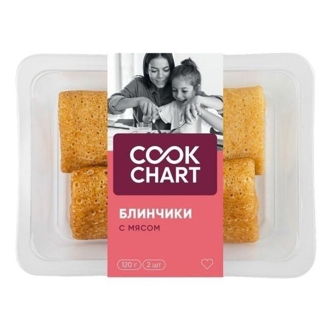 

Блинчики Cook chart с мясом охлажденные 120 г