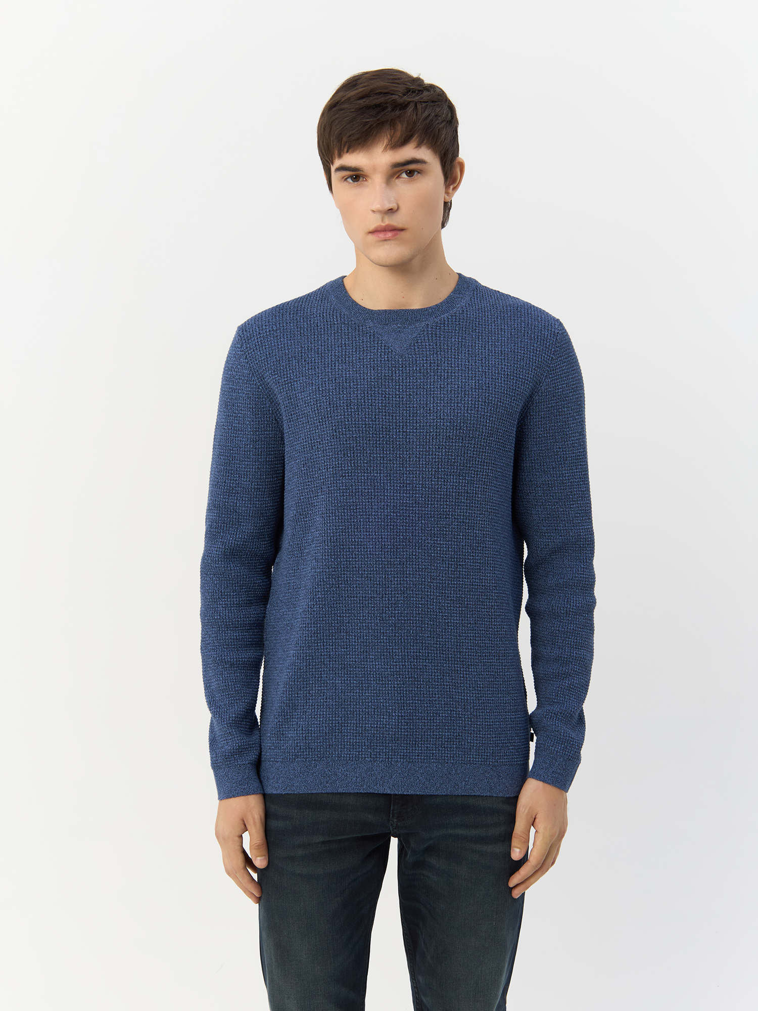 

Джемпер мужской QS by s.Oliver 2134575/53W0 синий M, 2134575/53W0