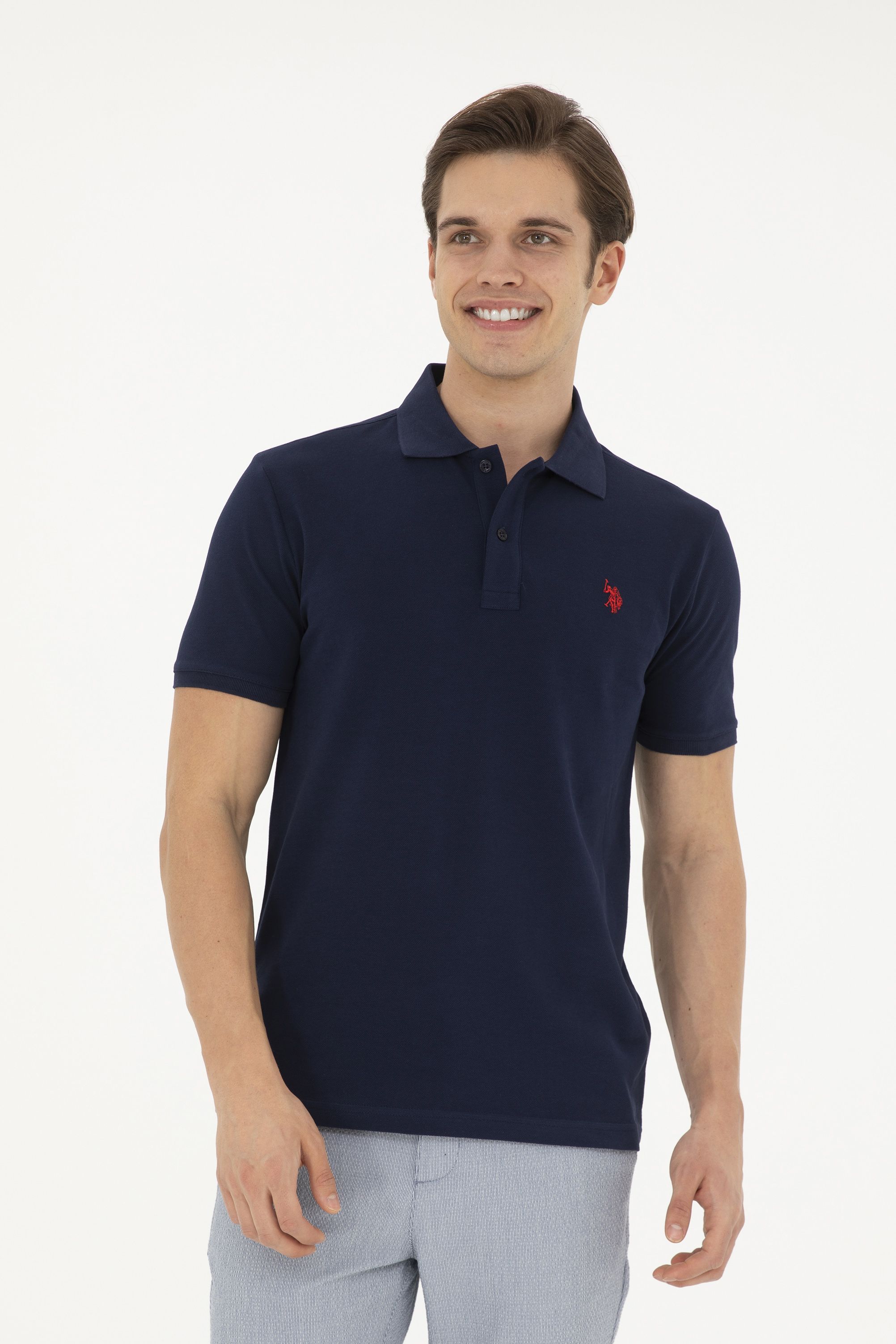 

Футболка мужская US Polo Assn G081GL0110GTP04IY024 синяя XL, Синий, G081GL0110GTP04IY024