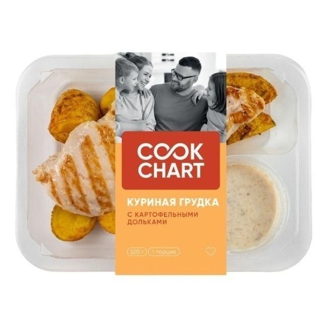 Куриная грудка Cook chart Гриль с картофелем 220 г