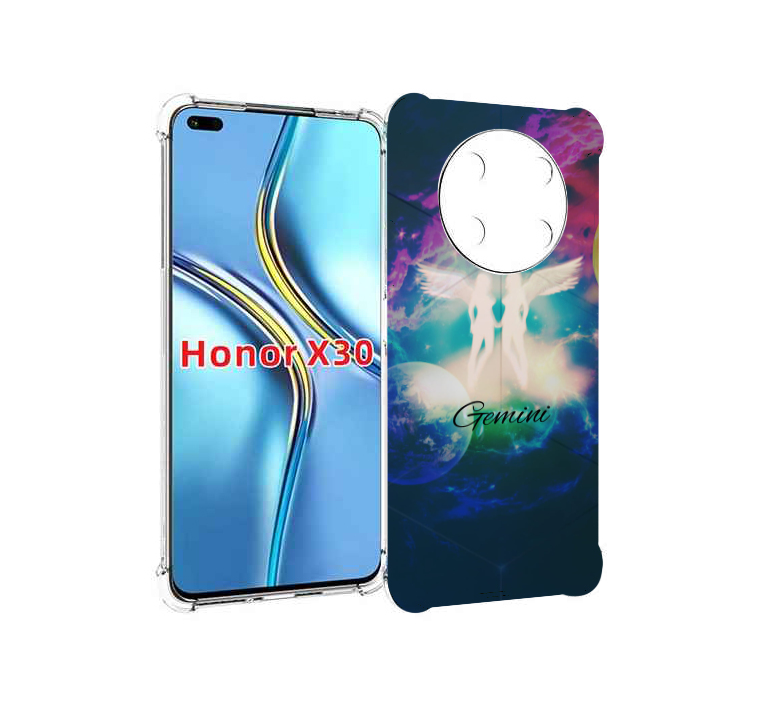 

Чехол MyPads знак зодиака близнецы 3 для Honor X30 / Magic4 Lite 5G, Прозрачный, Tocco