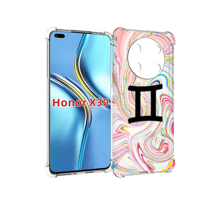 

Чехол MyPads знак зодиака близнецы 2 для Honor X30 / Magic4 Lite 5G, Прозрачный, Tocco