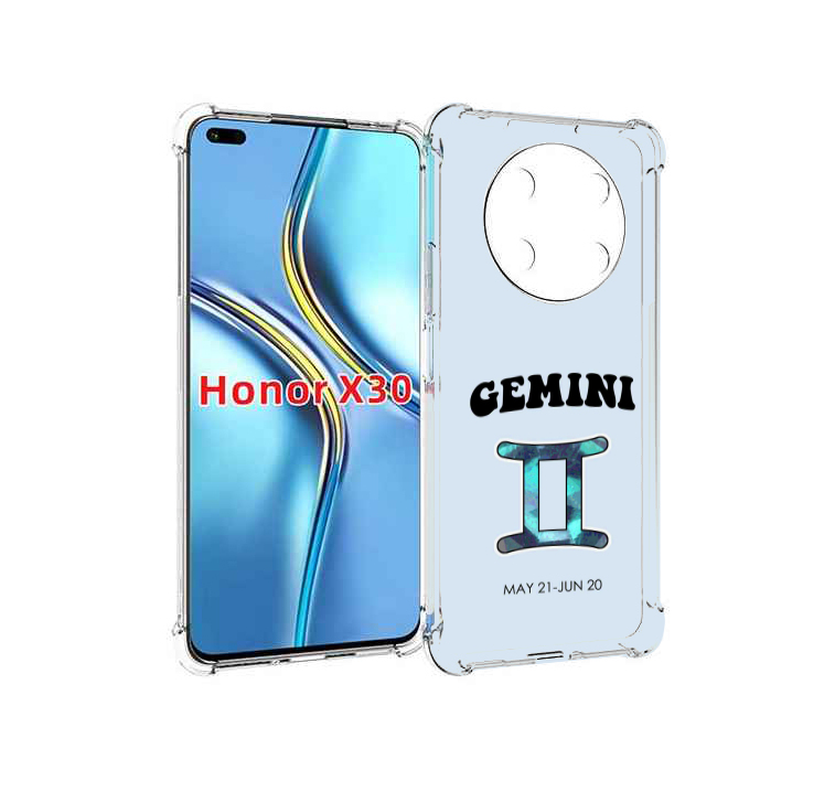 

Чехол MyPads знак зодиака близнецы 1 для Honor X30 / Magic4 Lite 5G, Прозрачный, Tocco