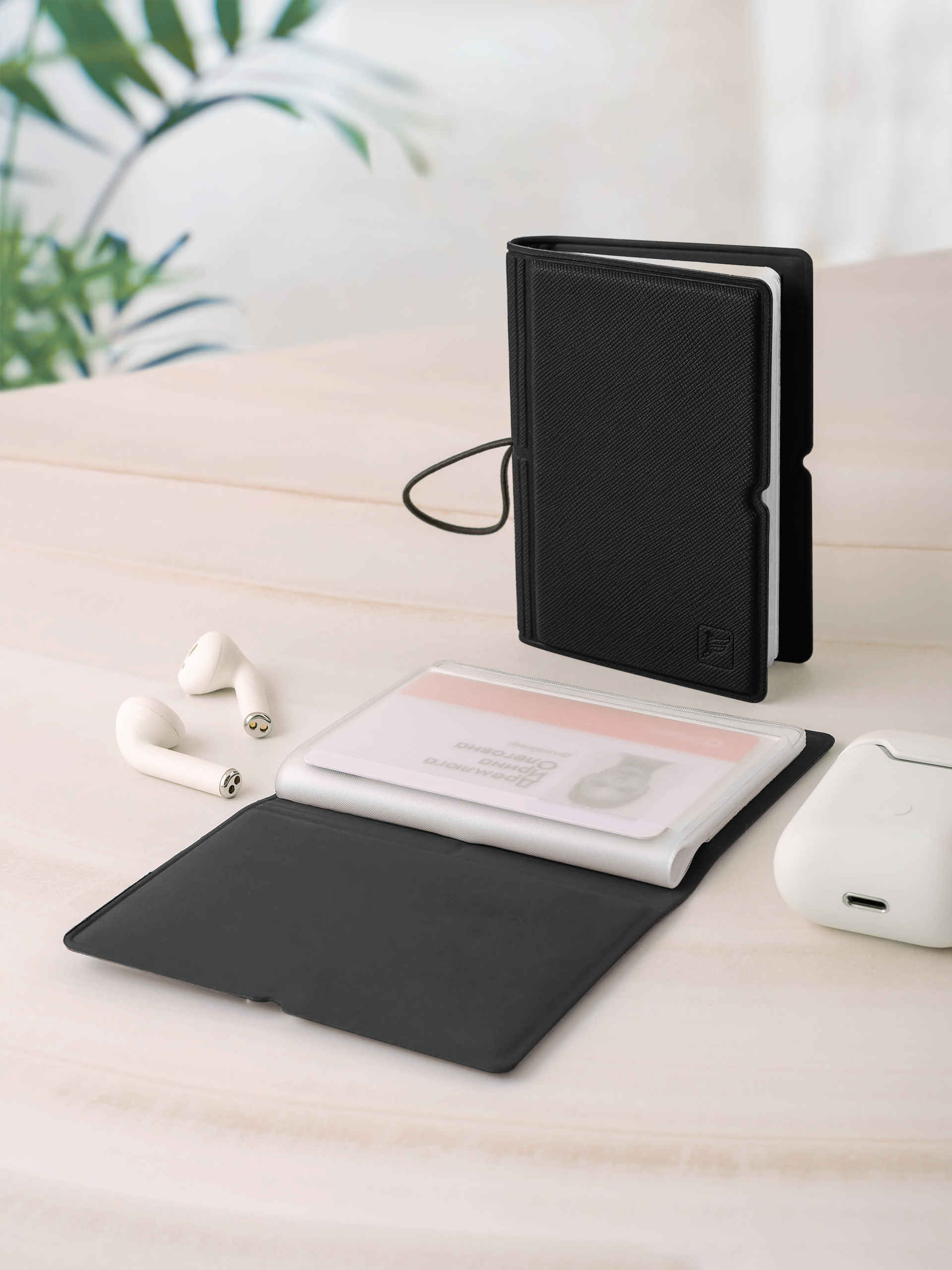 

Кредитница унисекс Saffiano, Flexpocket FKK-20E черная, Черный, FKK-20E
