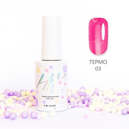 фото Гель-лак hit gel thermo shine №03