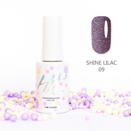 фото Гель-лак hit gel shine lilac №09