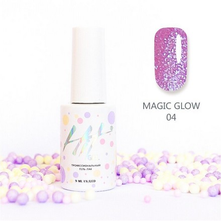 фото Гель-лак hit gel magic glow №04