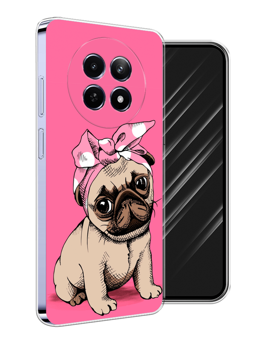 

Чехол Awog на Realme 12 5G "Dog Pin-Up", Розовый;бежевый, 2516450-1