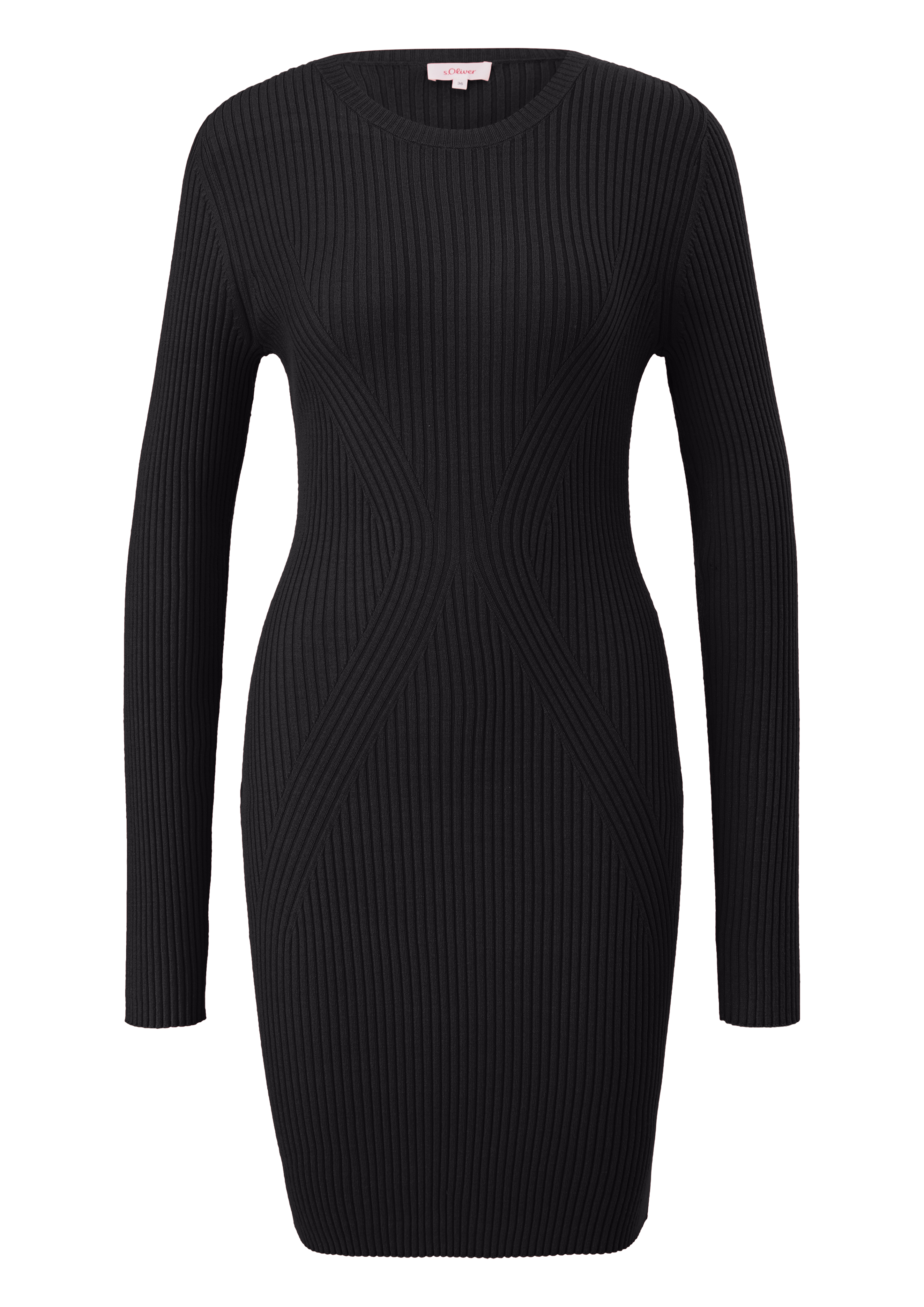 Платье женское QS by s.Oliver 2138039/9999 черное 36 EU