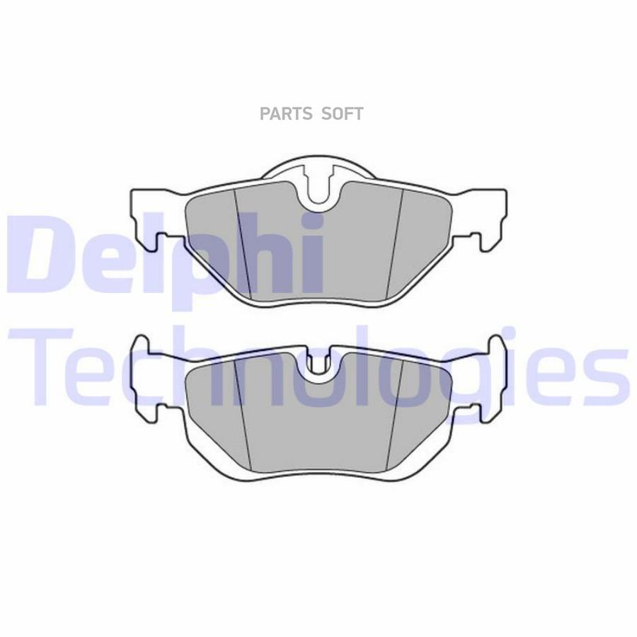 

Колодки Тормозные Bmw E81/E87/E90/E91/E84 X1 Задние 1Шт DELPHI LP3618