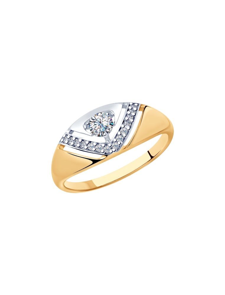 

Кольцо из серебра с фианитом р. , SOKOLOV 93010810, 93010810_k