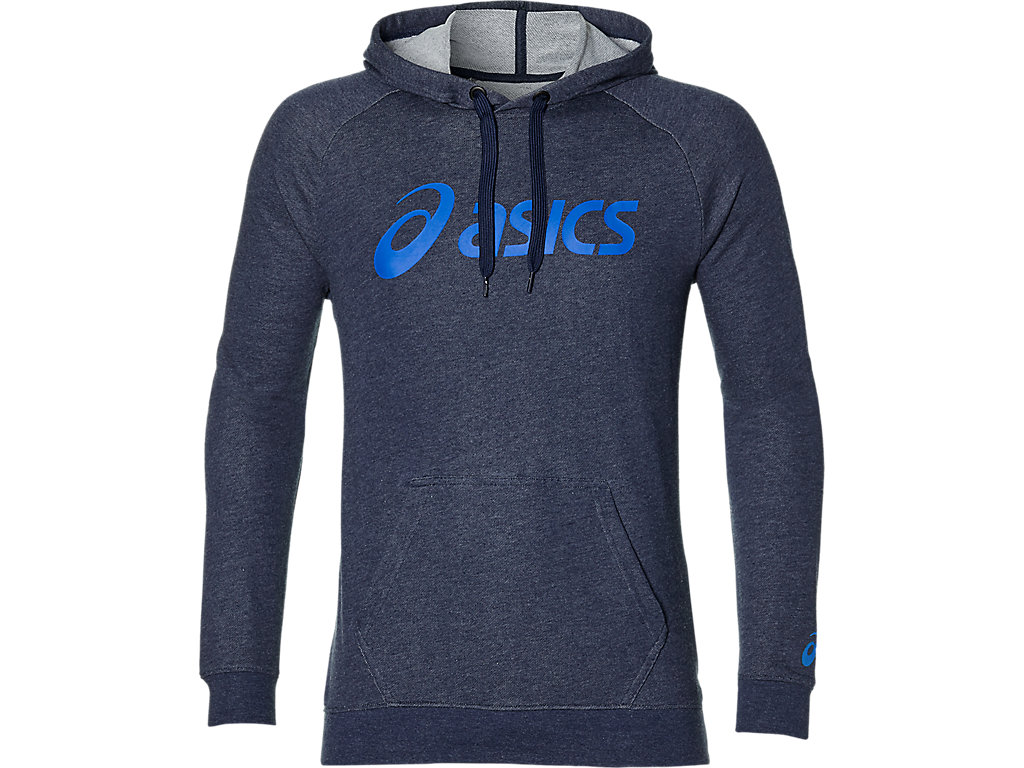 фото Толстовка мужская asics big asics oth hoodie синяя xl