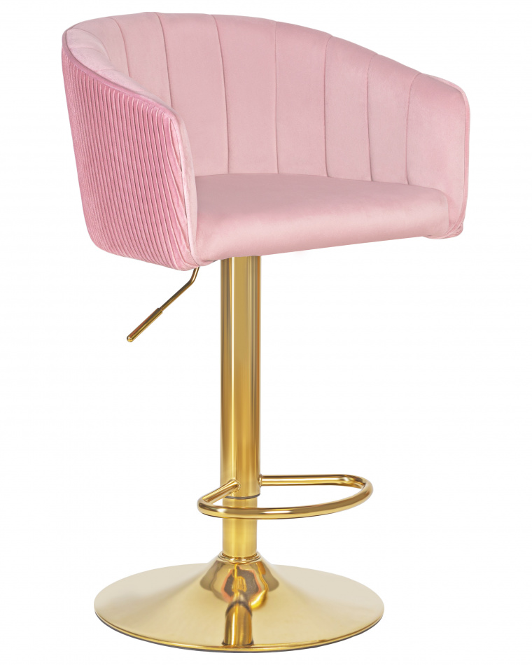 

Барный стул DOBRIN DARCY GOLD 1 шт розовый, DARCY GOLD