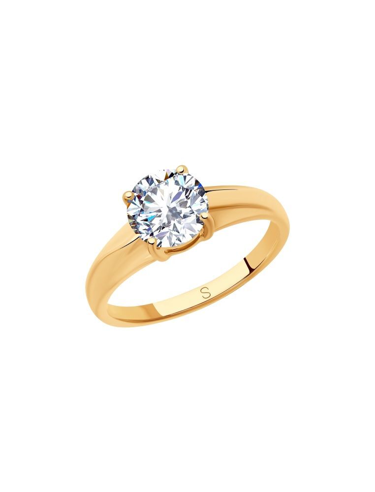 

Кольцо из серебра с фианитом р.  SOKOLOV 93010795, 93010795_k