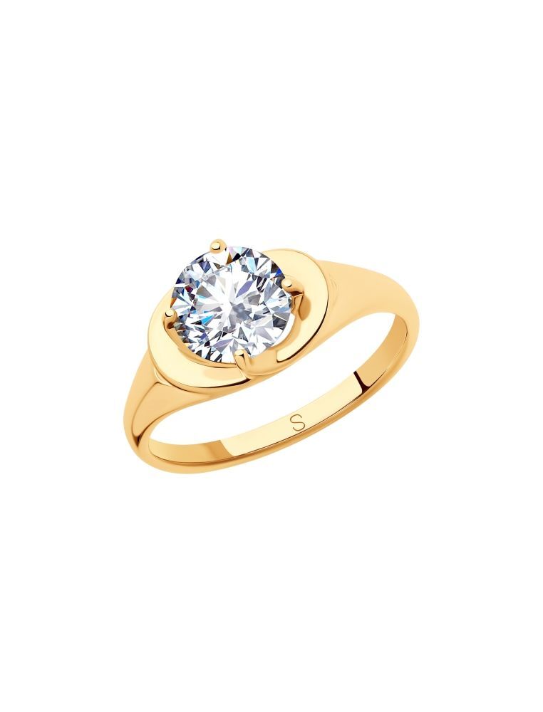 

Кольцо из серебра с фианитом р. , SOKOLOV 93010794, 93010794_k