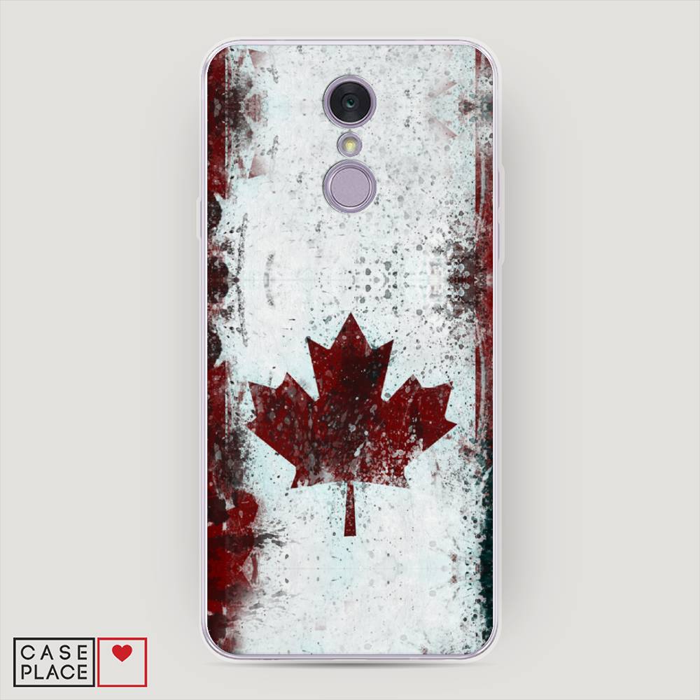 

Чехол Awog на LG Q7 (Plus, Alpha) "Канада", Белый;красный;черный, 83550-5