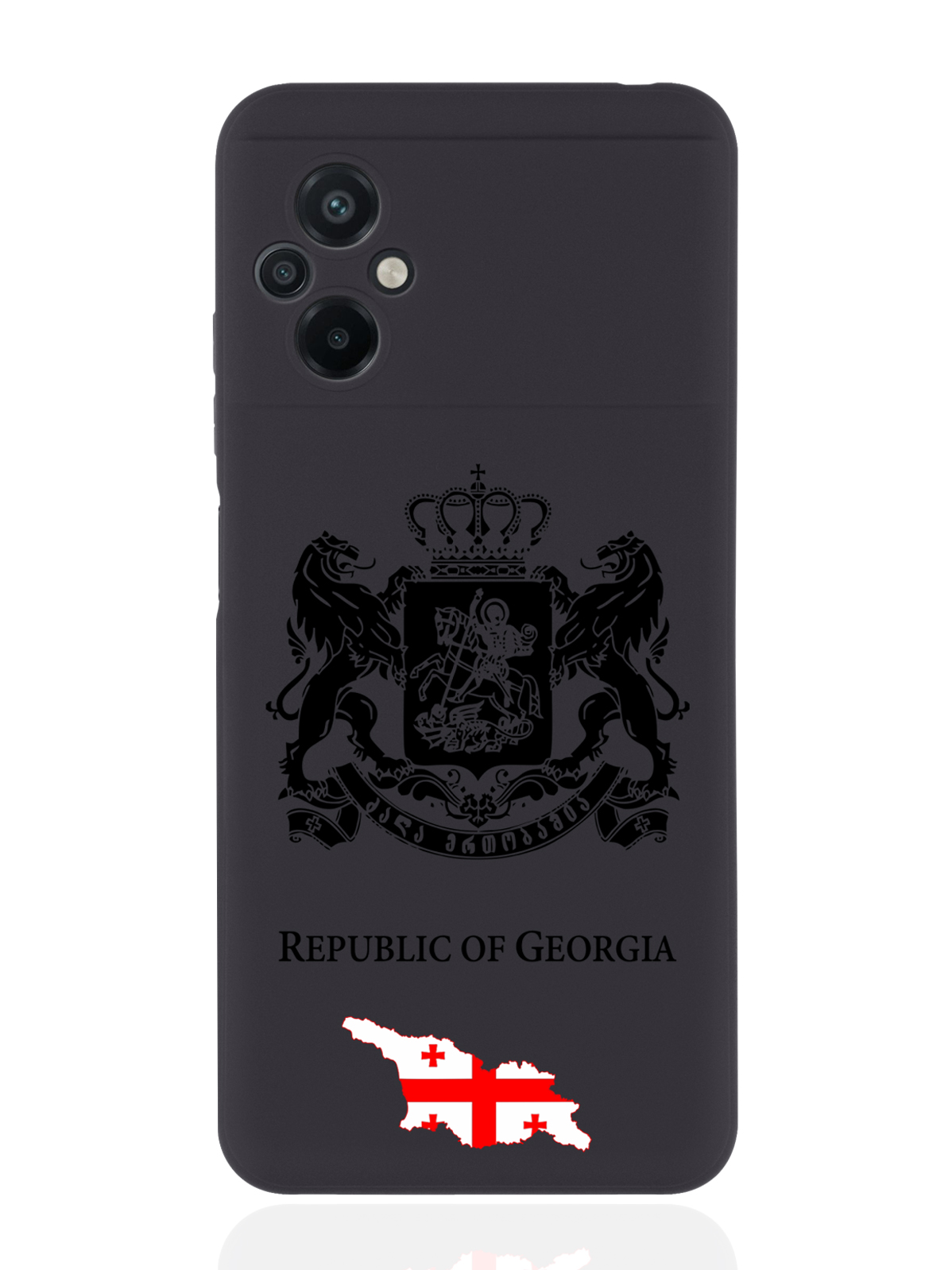

Чехол SignumCase для Poco M5 Черный лаковый Герб Грузии черный