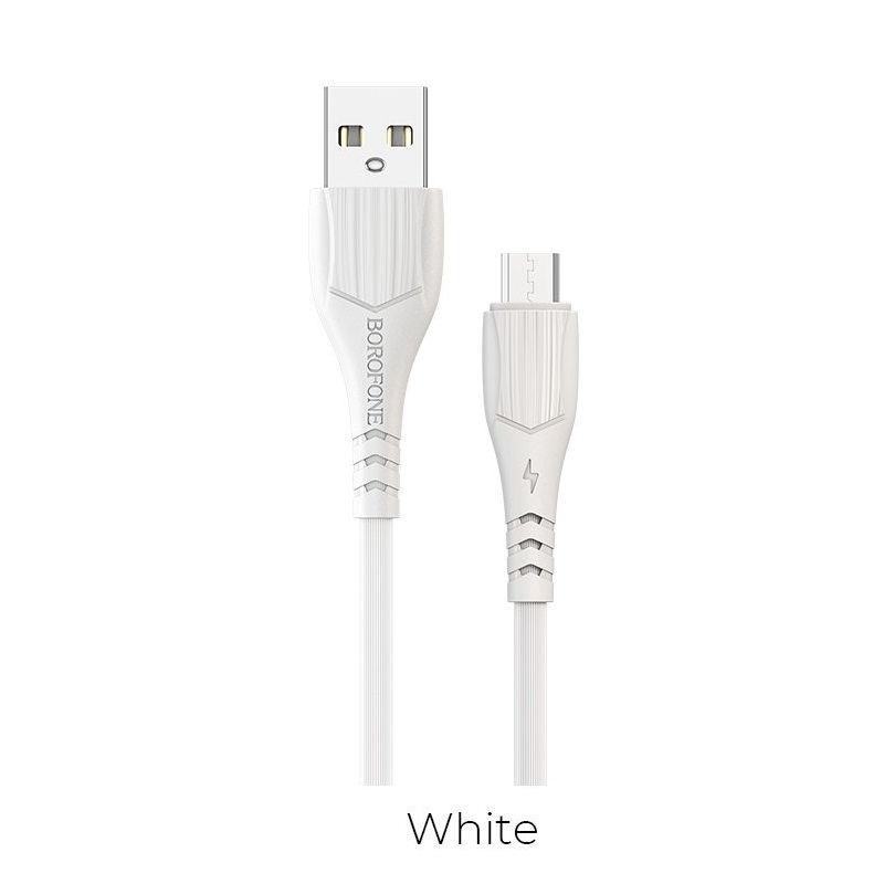 

Кабель BX37 USB Micro USB 1M Borofone белый