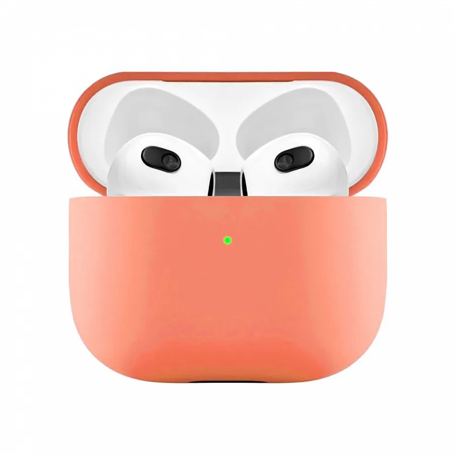 

Силиконовый чехол для AirPods 3 оранжевый