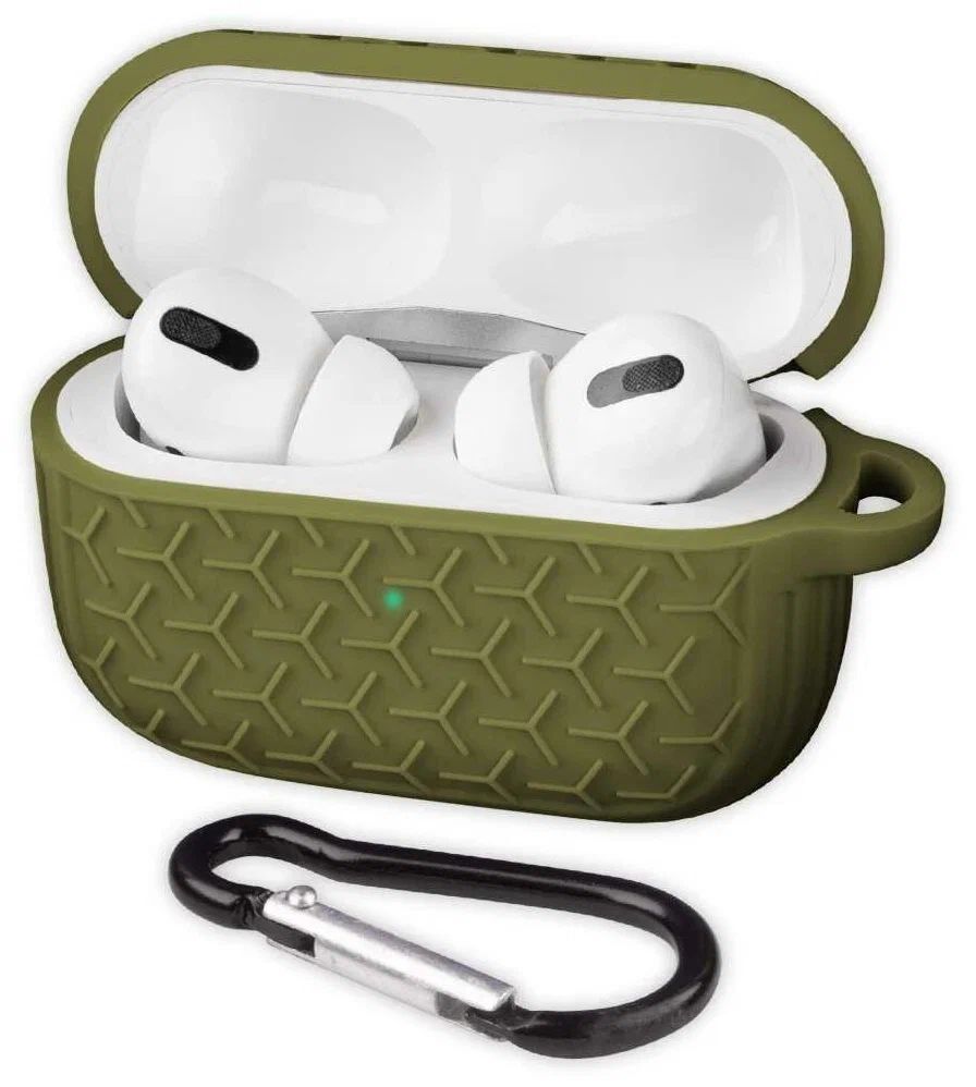 

Силиконовый чехол для AirPods 3 болотный