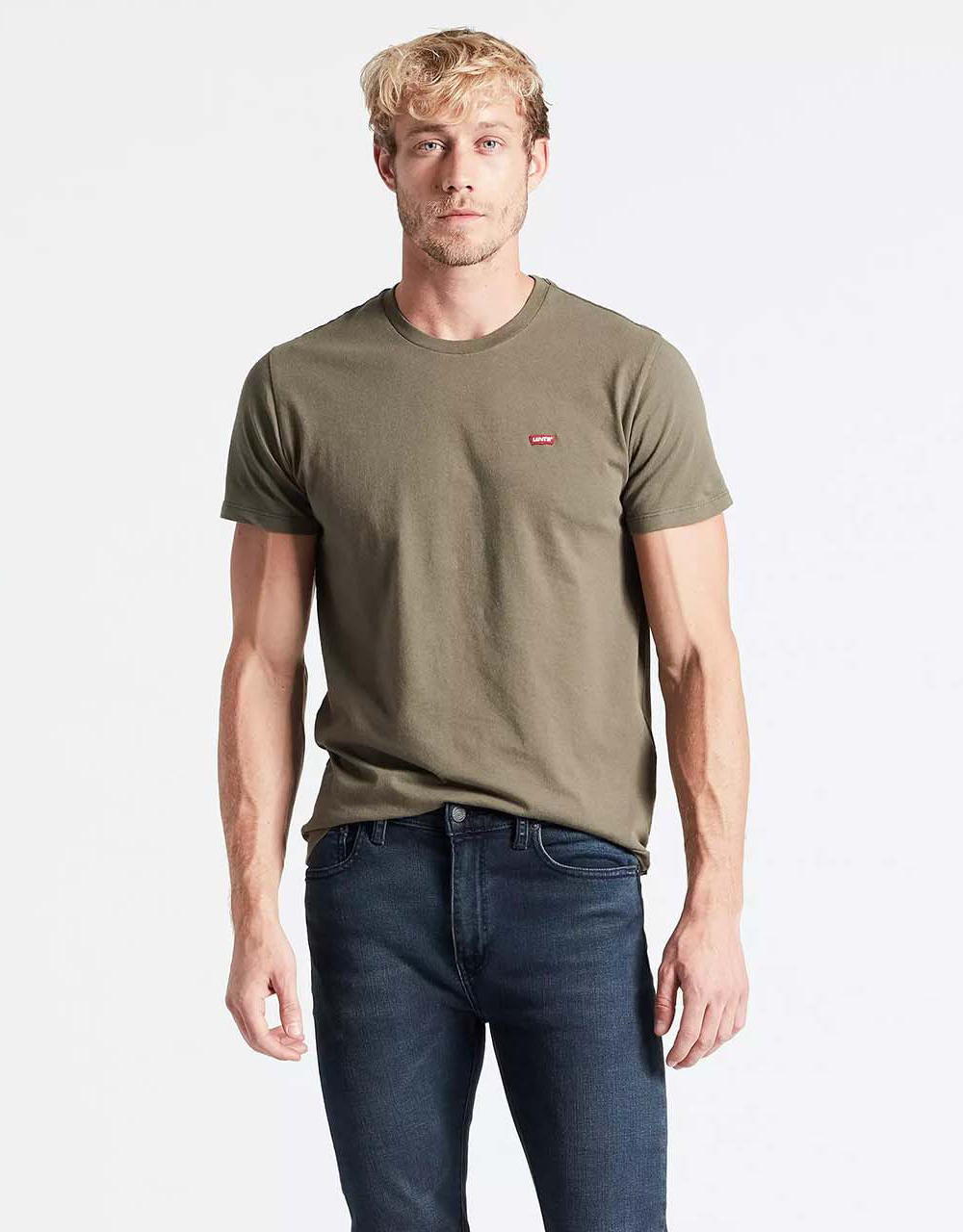 

Футболка мужская Levi's SS Original Hm Tee хаки L, SS Original Hm Tee