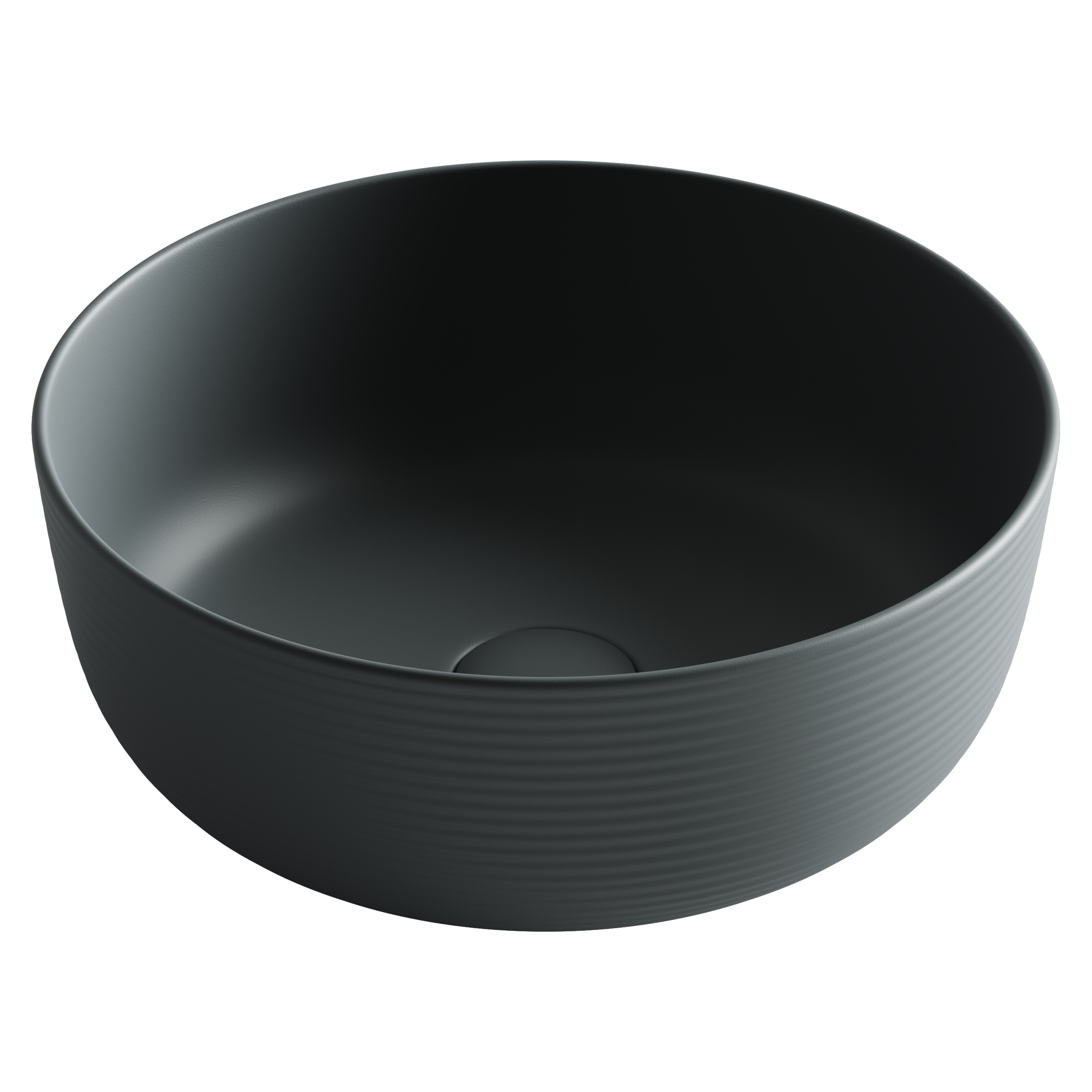 

Раковина накладная круглая Ceramicanova ELEMENT CN6073MDH, 36 см, темный антрацит матовый