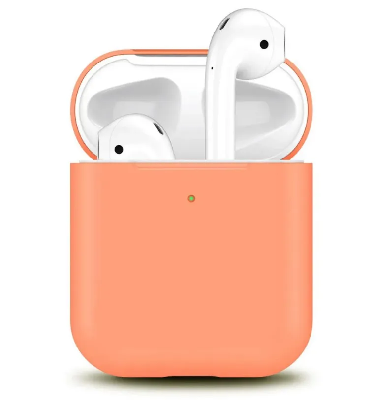 

Силиконовый чехол для AirPods 2 папайа, Оранжевый