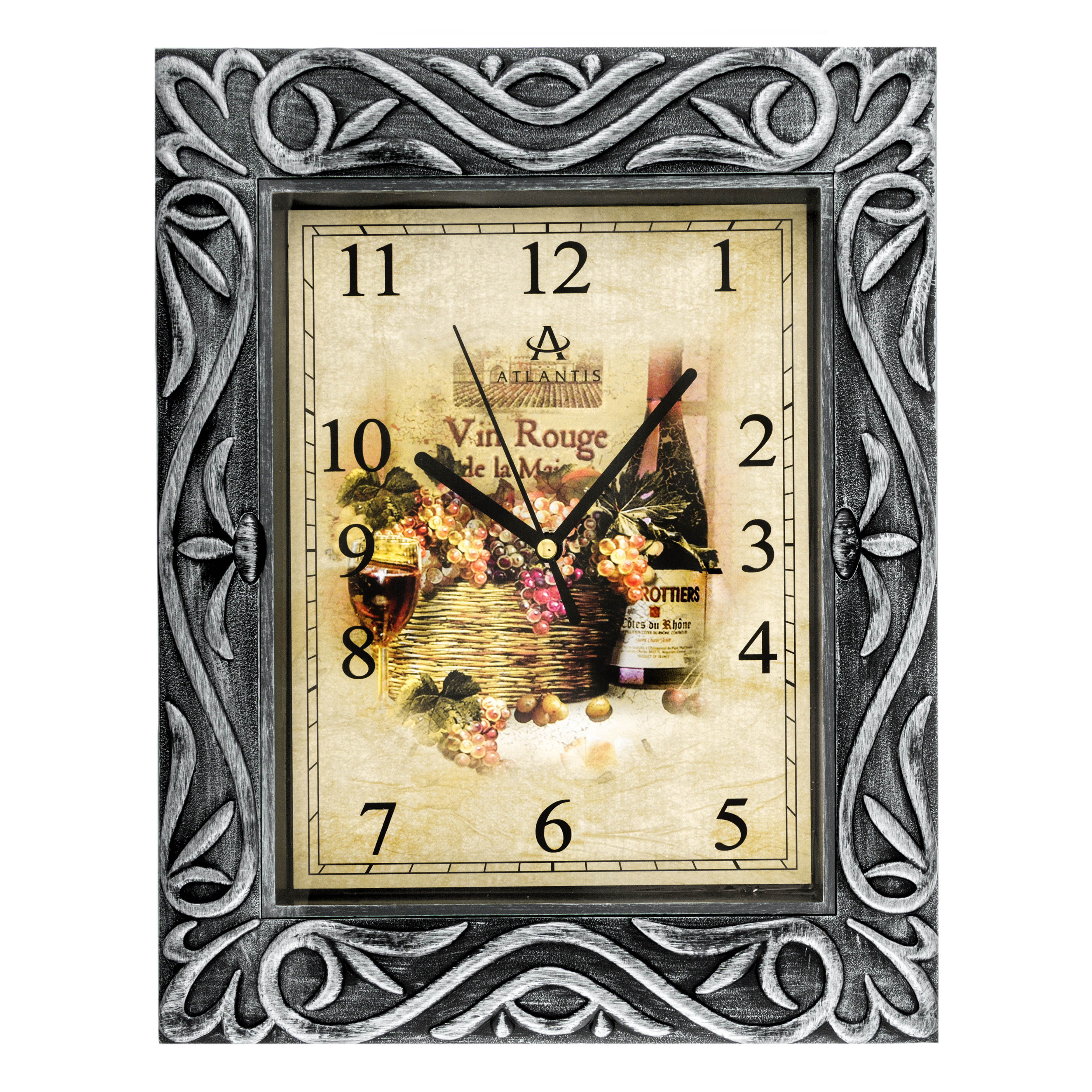 

Интерьерные часы Atlantis TIME GD-8569A antique silver, GD-8569A