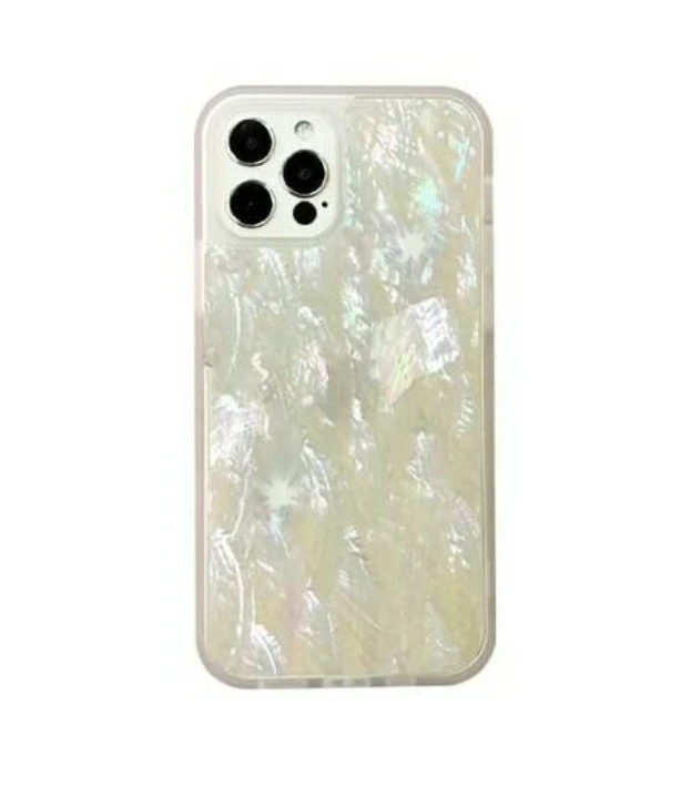 

Чехол-накладка K-Doo Seashell для iPhone 13 Pro Max пластиковый (белый)