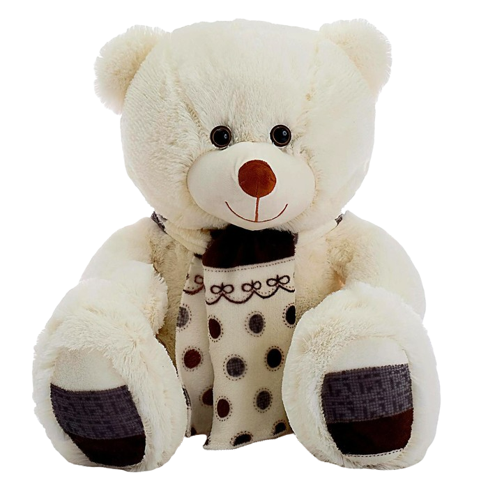 Мягкая игрушка Любимая игрушка Медведь Мартин цвет молочный 90 см 2619529