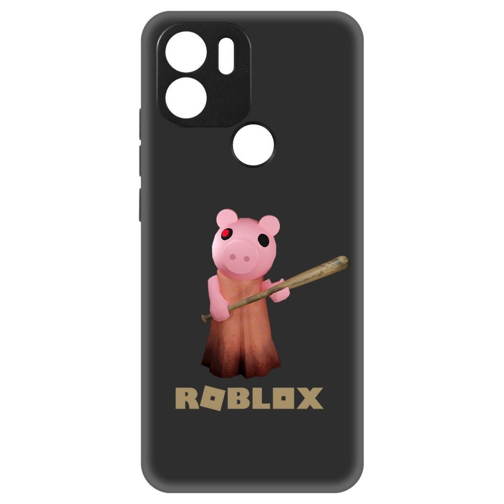 

Чехол-накладка Софт Roblox-Пигги для Xiaomi Redmi A1+, Черный