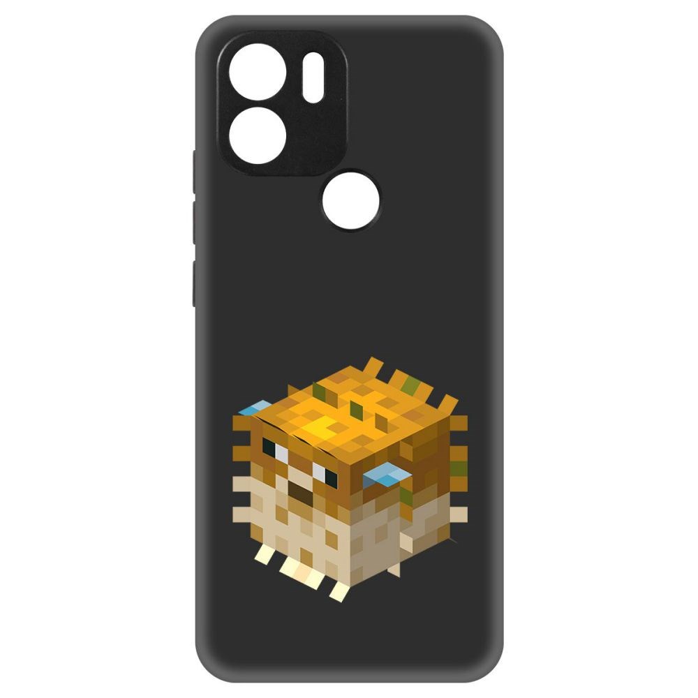 

Чехол-накладка Софт Minecraft-Иглобрюх для Xiaomi Redmi A1+, Черный