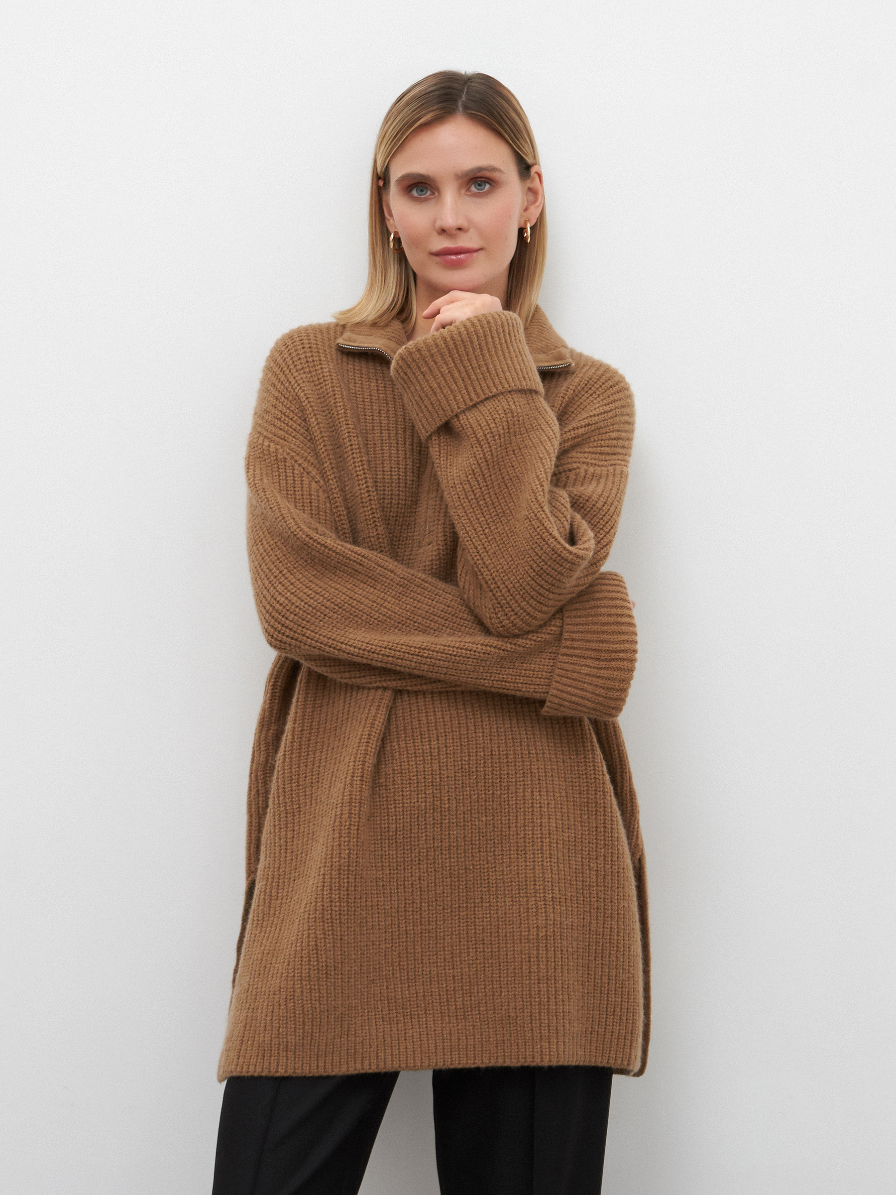 

Джемпер женский Consowear KJL 220652 коричневый 46-48, KJL 220652