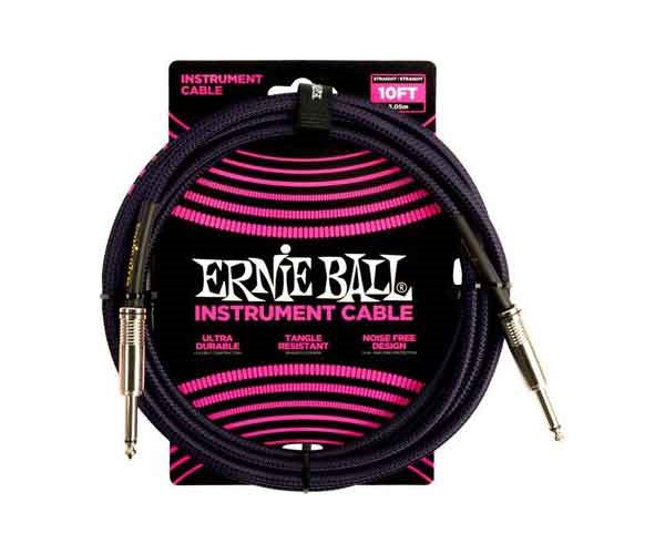 

Инструментальный кабель ERNIE BALL 6393, Черный