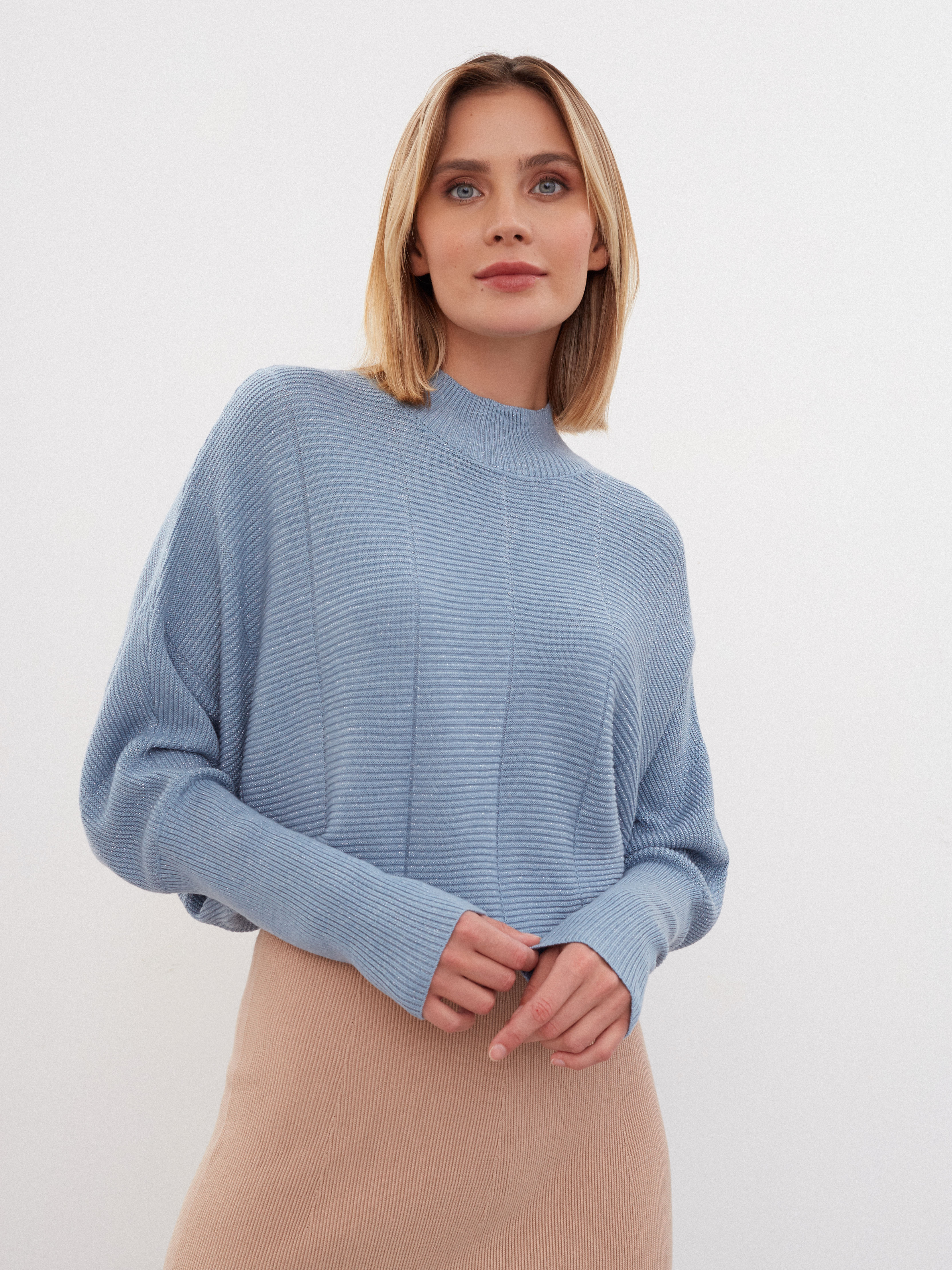 

Джемпер женский Consowear KJL 220645 голубой 42 RU, KJL 220645