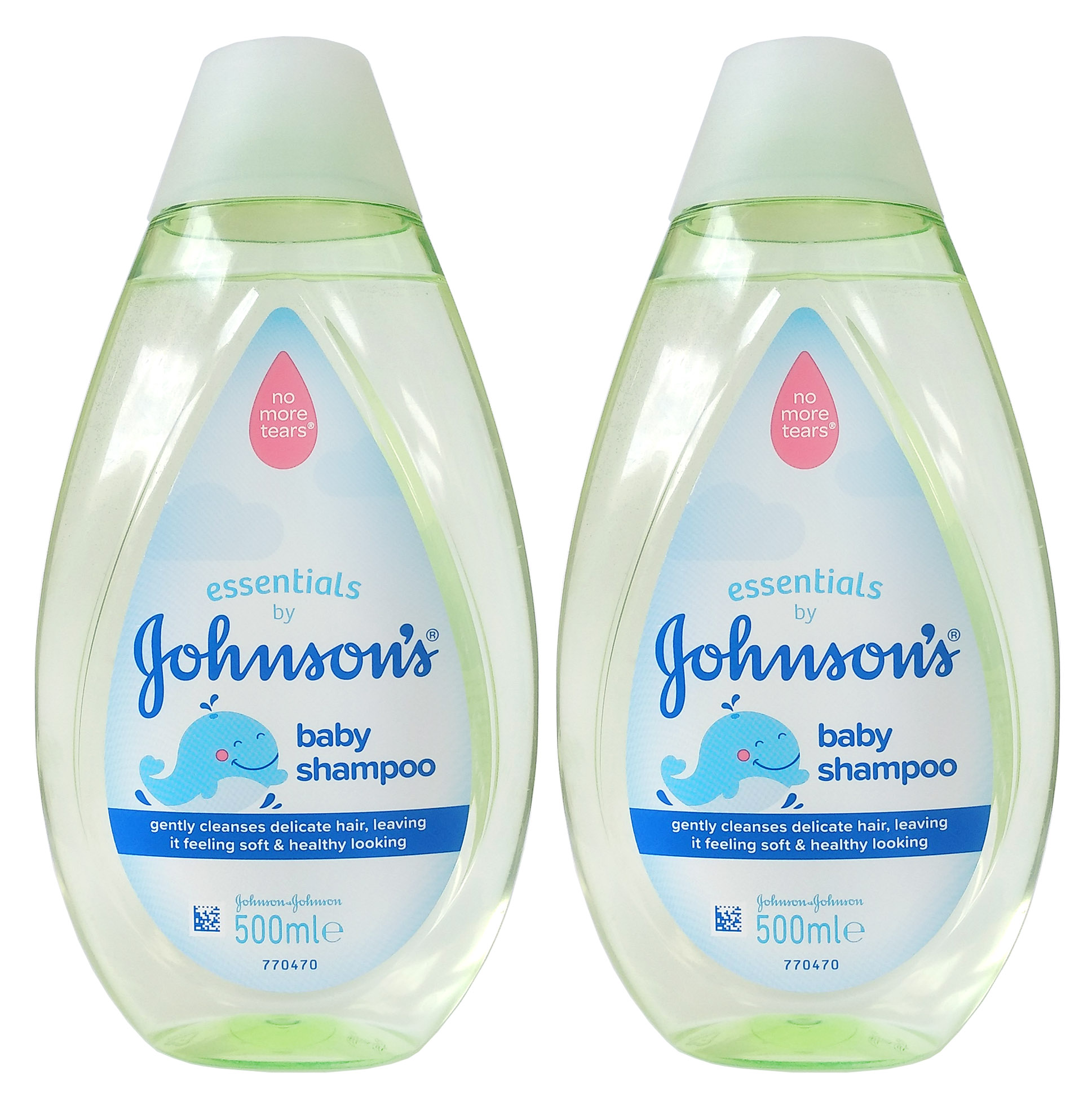 Шампунь для волос Johnson's Baby Essentials для чувствительной кожи 500 мл х 2уп 1000 мл