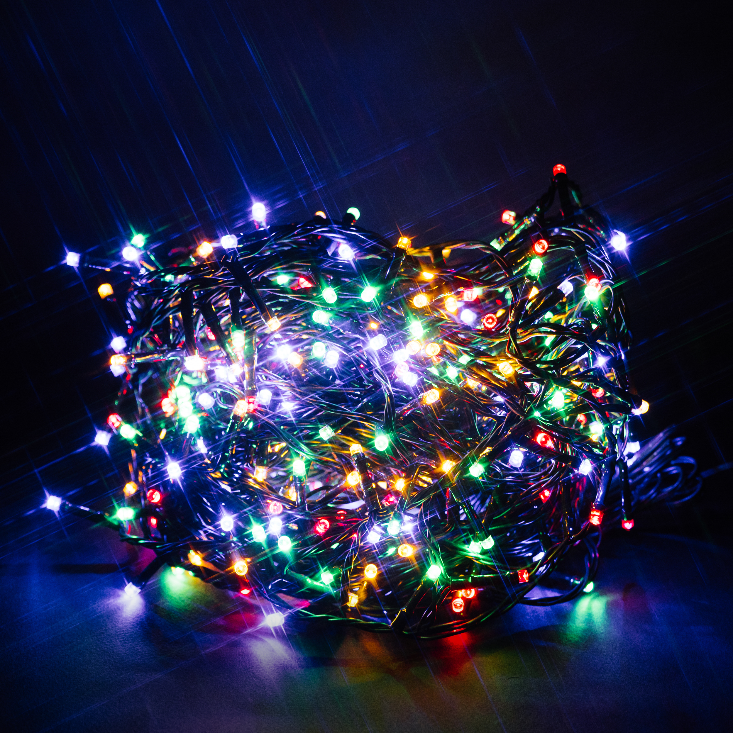

Гирлянда Мишура 80 LED разноцветная 11,3 м