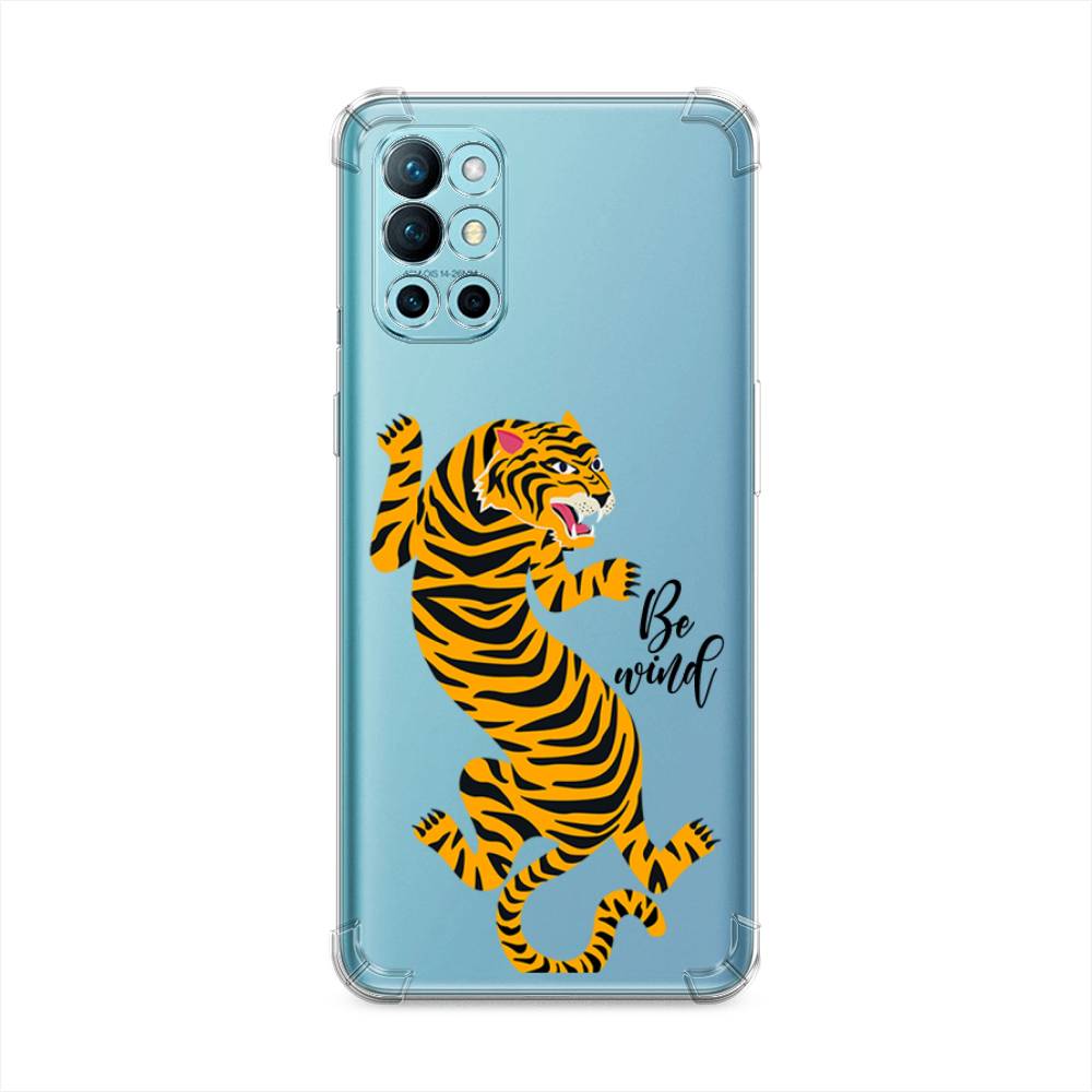 

Чехол Awog на OnePlus 9R / ВанПлас 9R "Tiger be wind", Желтый;черный, 151651-1