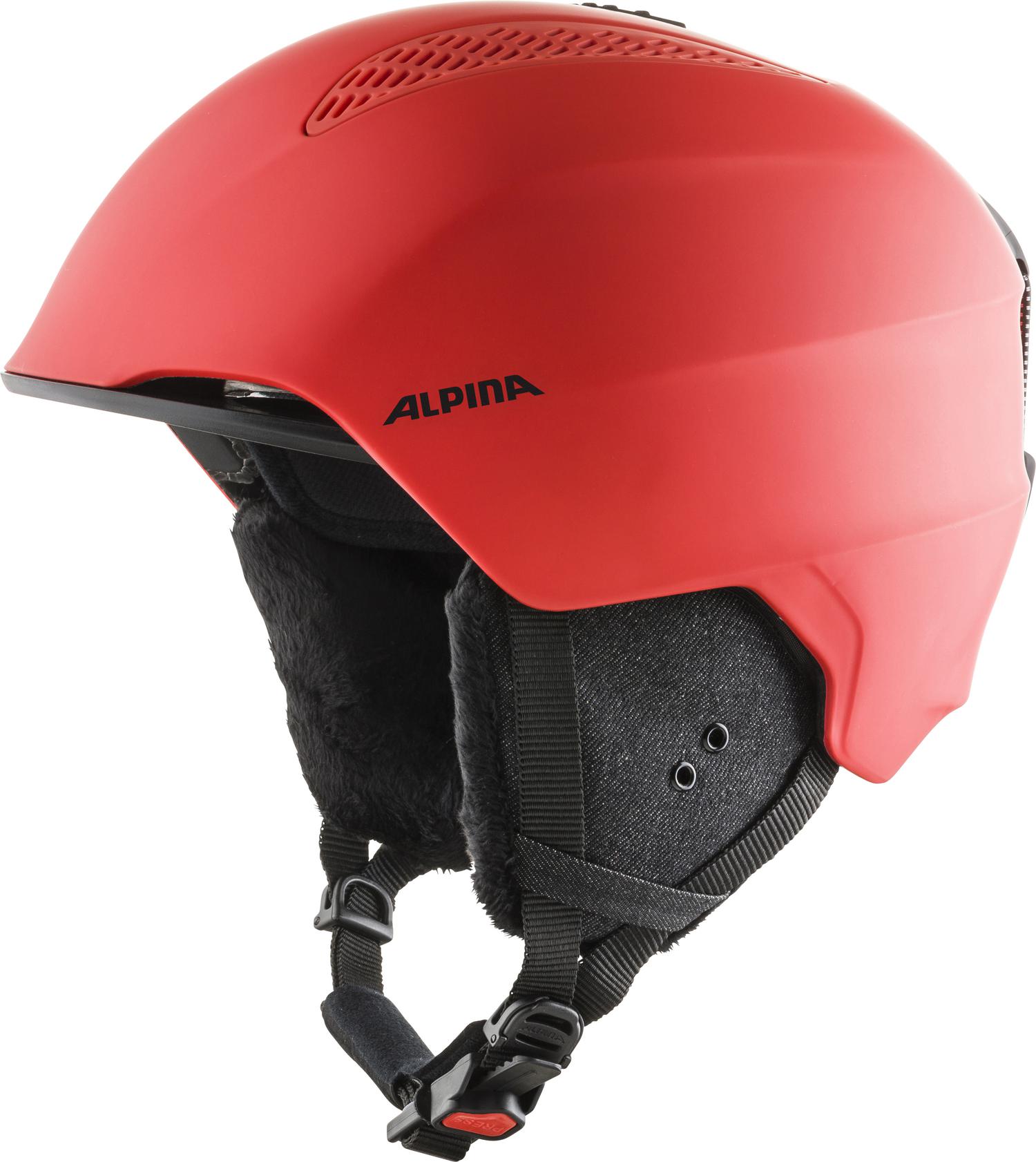 фото Горнолыжный шлем alpina grand 2021, red matt, m/l