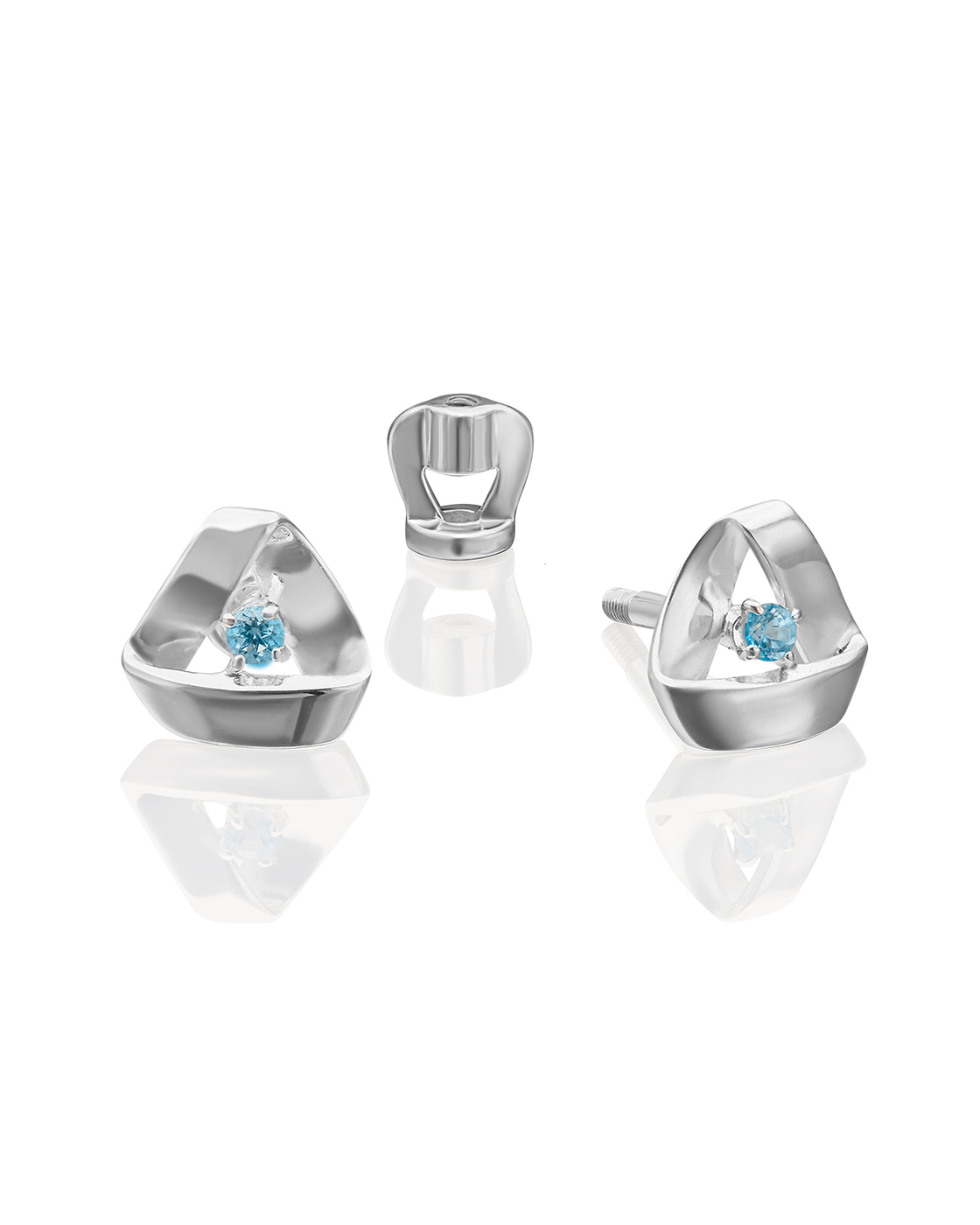 

Серьги пусеты из серебра с топазом PLATINA jewelry 02-4662-00-201-0200-68, 02-4662-00-201-0200-68