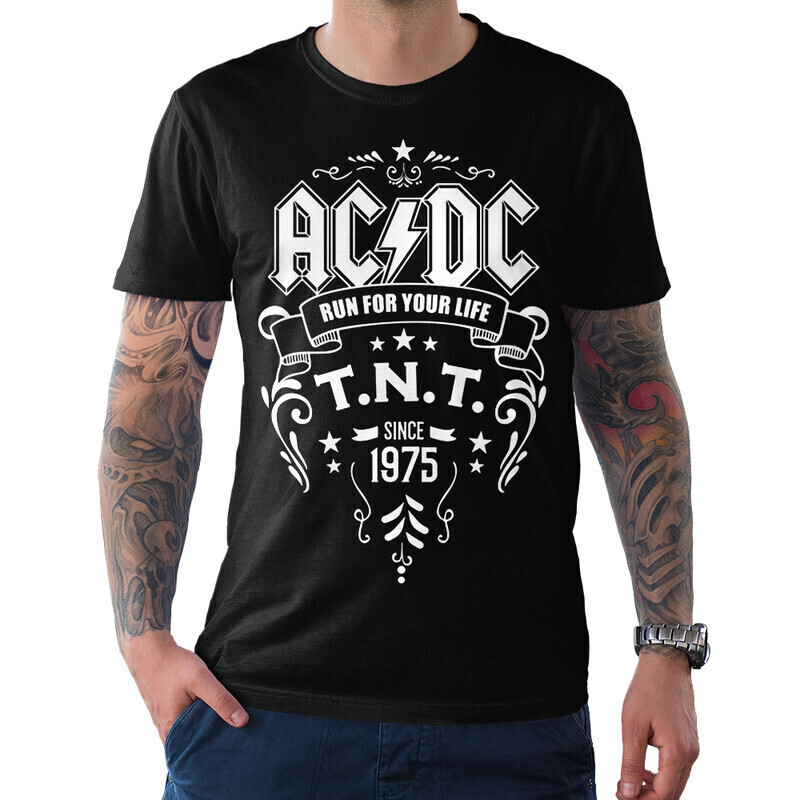 

Футболка мужская Dream Shirts AC/DC 10007772 черная XL, AC/DC 10007772