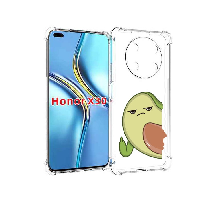 

Чехол MyPads злой-авокадо для Honor X30 / Magic4 Lite 5G, Прозрачный, Tocco